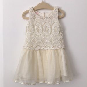 Ivory dress- lace & tulle